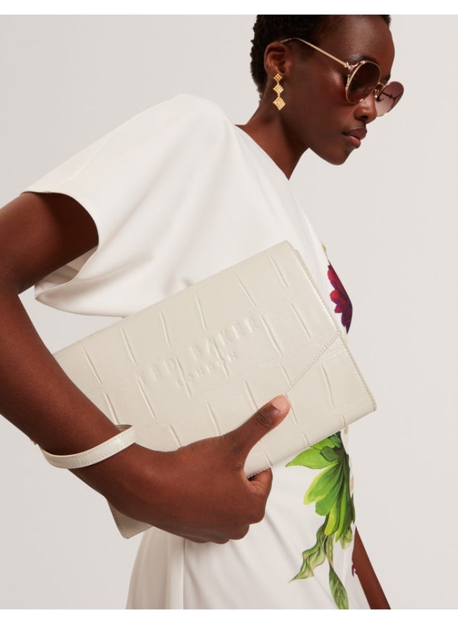 CROC EFFECT ENVELOPE POUCH