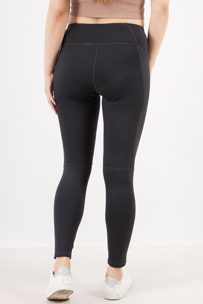 Women Sportswear Fit Running Leggings, Black