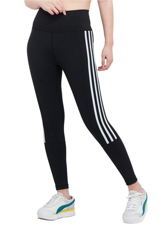 Women Sportswear Fit Pull On Training Tights, Black