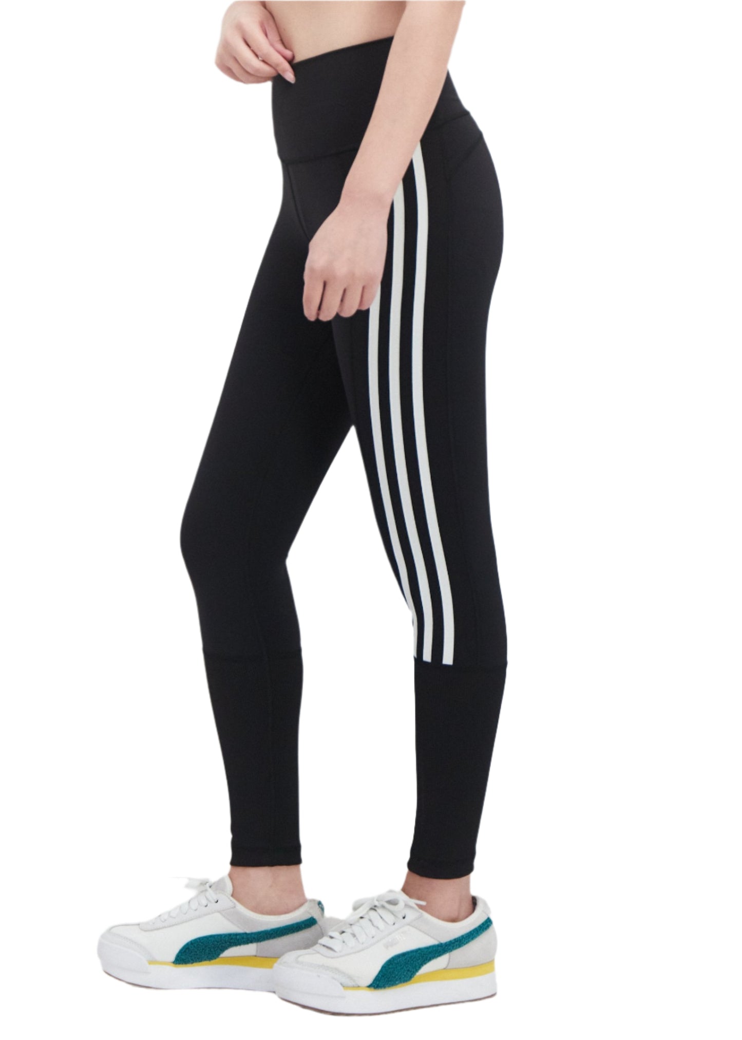 Women Sportswear Fit Pull On Training Tights, Black