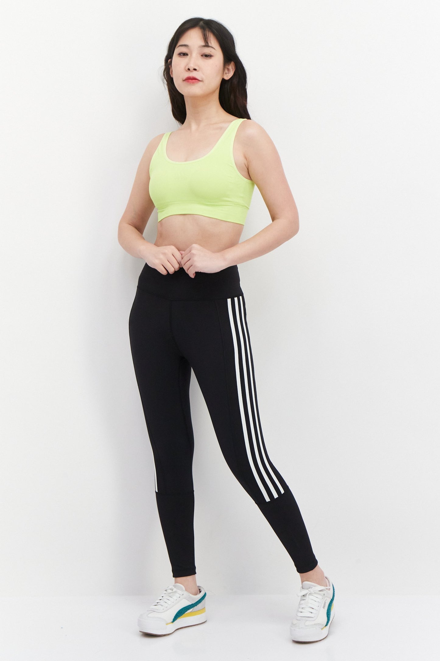 Women Sportswear Fit Pull On Training Tights, Black