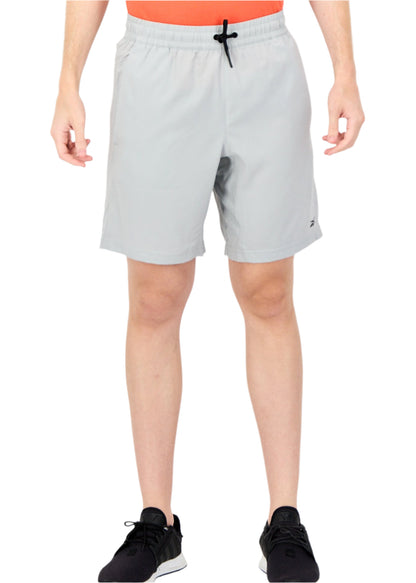 Men Sportswear Fit Brand Logo Running Shorts, Grey