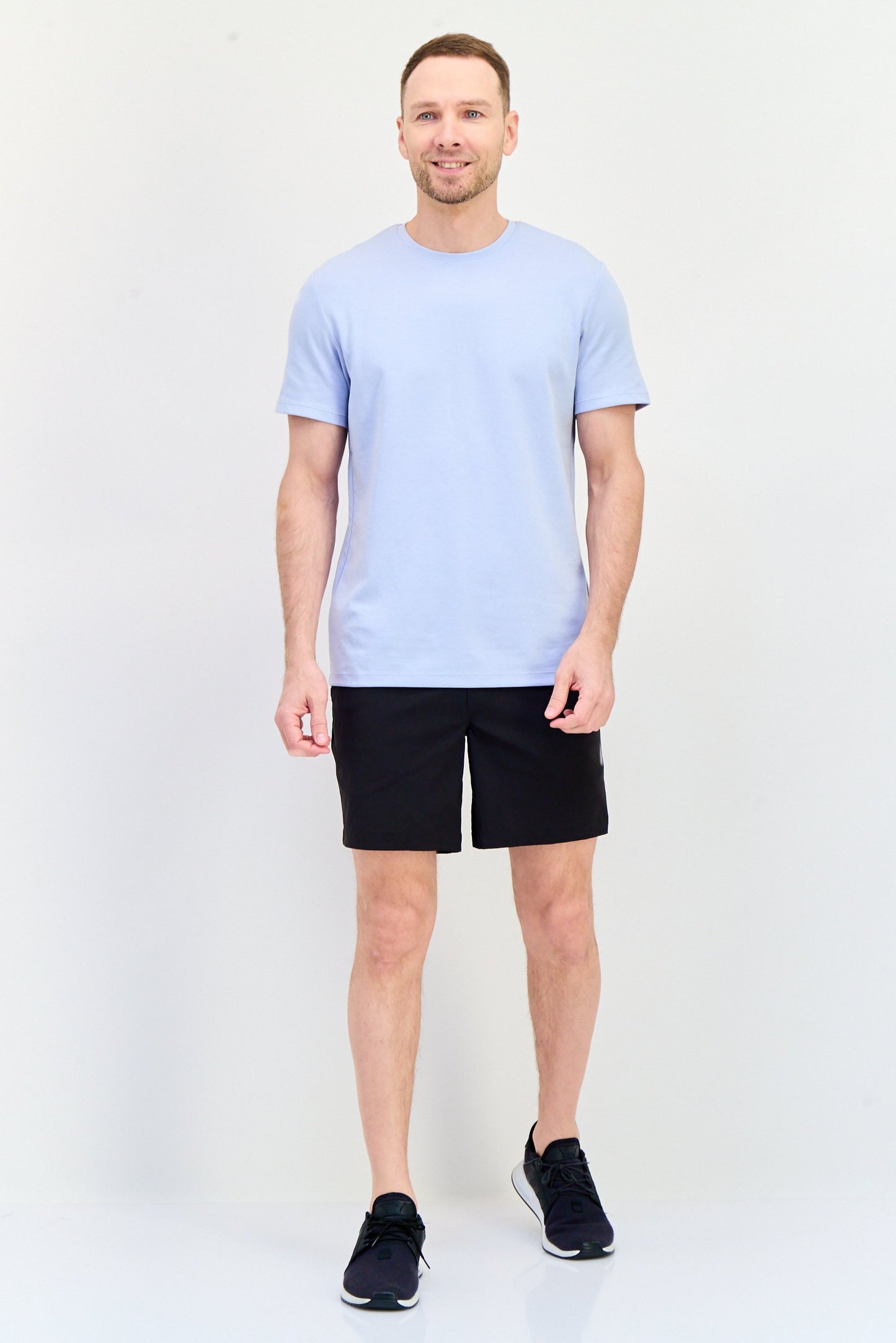 Men Sportswear Fit Golf Shorts, Black