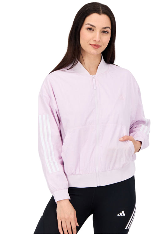 Women Sportswear Fit Long Sleeves Outdoor Jacket, Pink