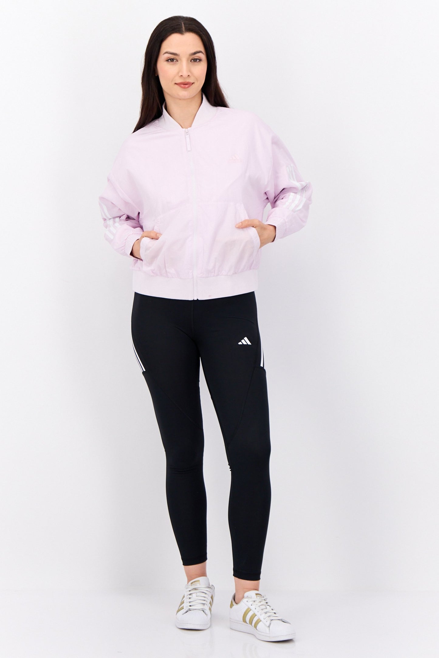 Women Sportswear Fit Long Sleeves Outdoor Jacket, Pink