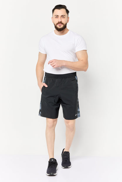 Men Sportswear Fit Training Shorts, Black