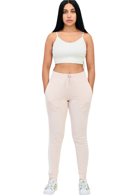 Women Slim Fit Outdoor Sweatpants, Light Pink