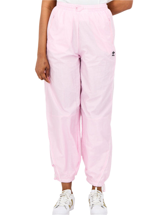 Women Sportswear Fit Brand Logo Training Track Pants, Pink