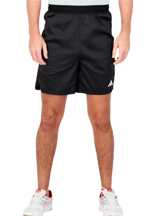 Men Regular Fit 7 Inseam Training Shorts, Black