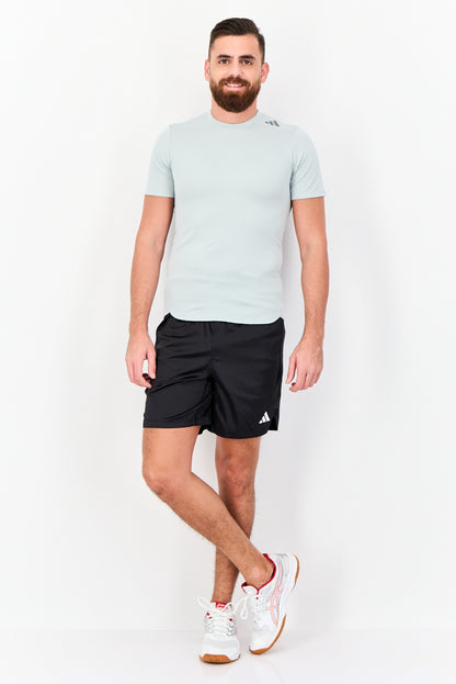 Men Regular Fit 7 Inseam Training Shorts, Black