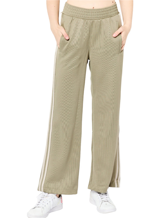 Women Sportswear Fit Drawstring Training Track Pants, Olive
