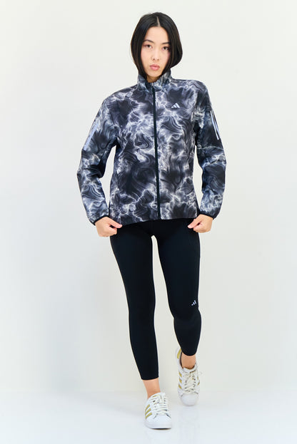 Women Sportswear Fit Long Sleeve Running Jacket, Multicolor