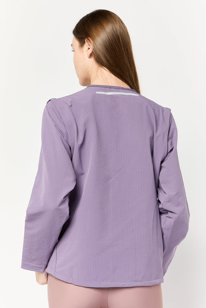 Women Sportswear Fit Long Sleeve Running Jacket, Multicolor