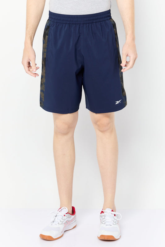 Men Sportswear Fit Brand Training Shorts, Navy