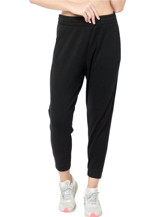 Women Sportswear Fit Brand Logo Training Sweatpants, Black