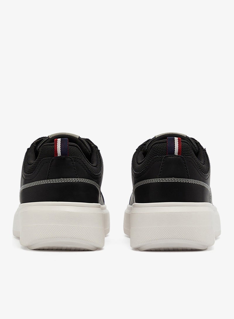 Men's Black Low-Top Sneakers - Designed for Style Shoes