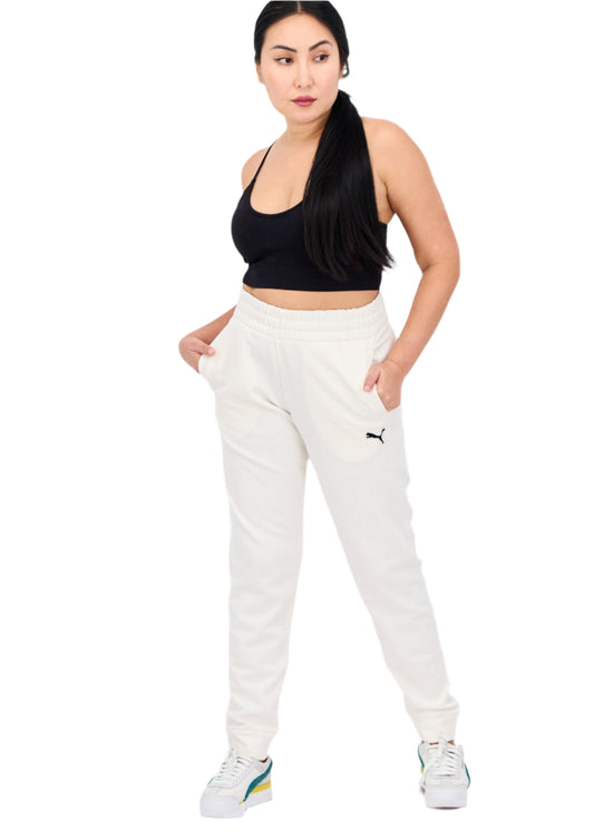 Women Sportswear Fit Outdoor Sweatpants, Off White