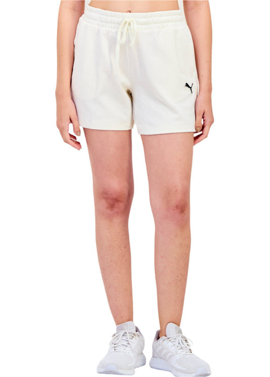 Women Sportswear Fit Embroidered Logo Pull-On Short, White