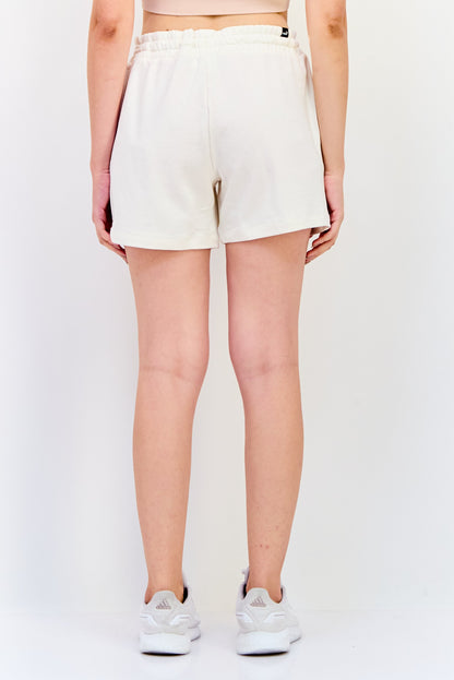 Women Sportswear Fit Embroidered Logo Pull-On Short, White