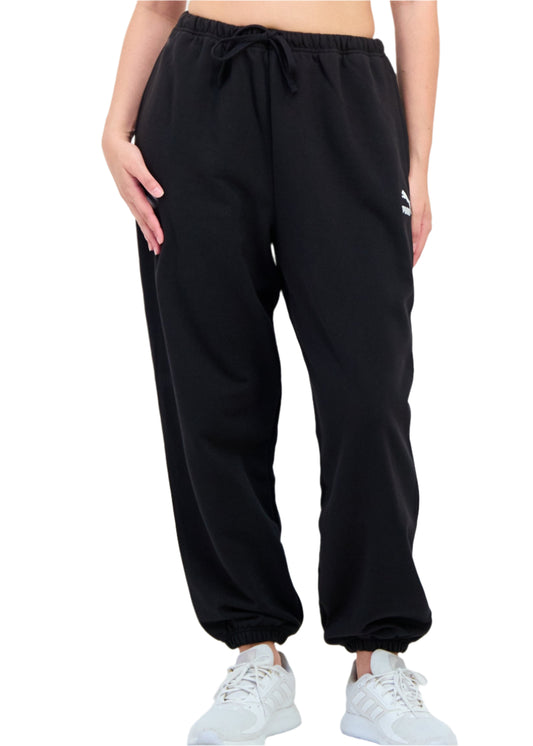 Women Relaxed Fit Training Sweatpants, Black