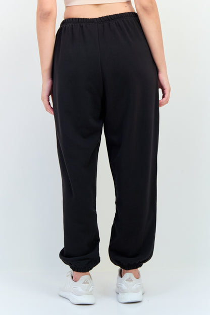 Women Relaxed Fit Training Sweatpants, Black