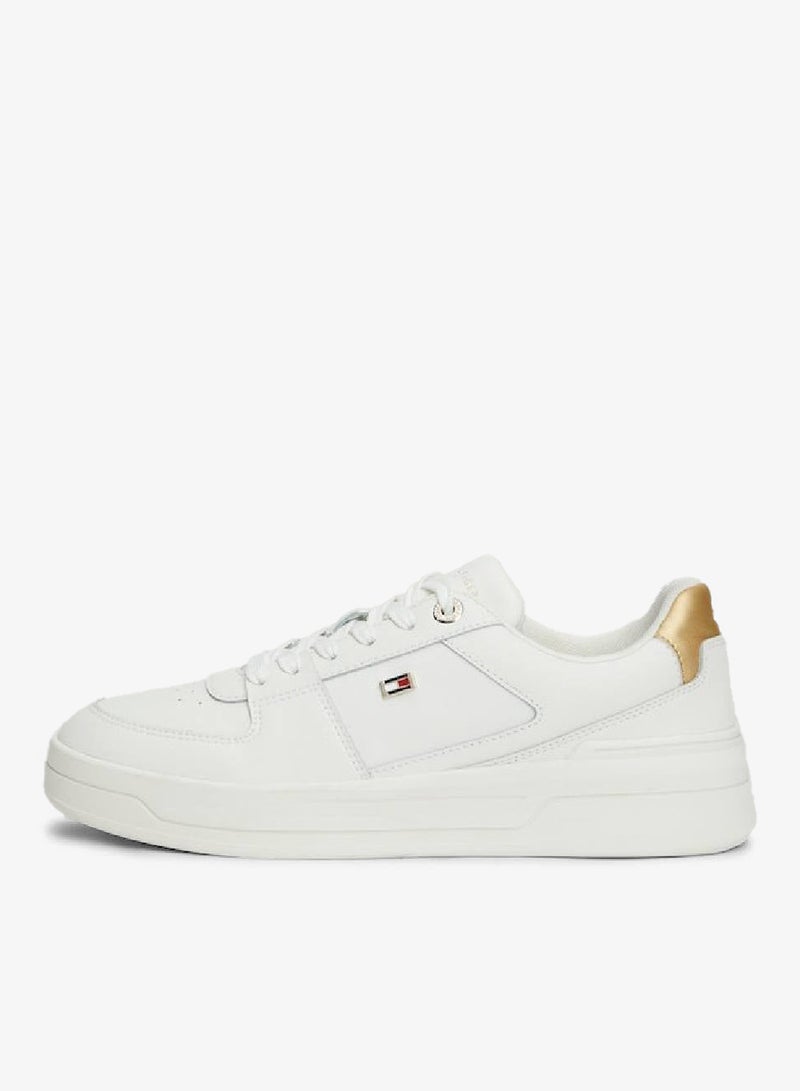 Essential Metallic Detail Basketball Sneakers