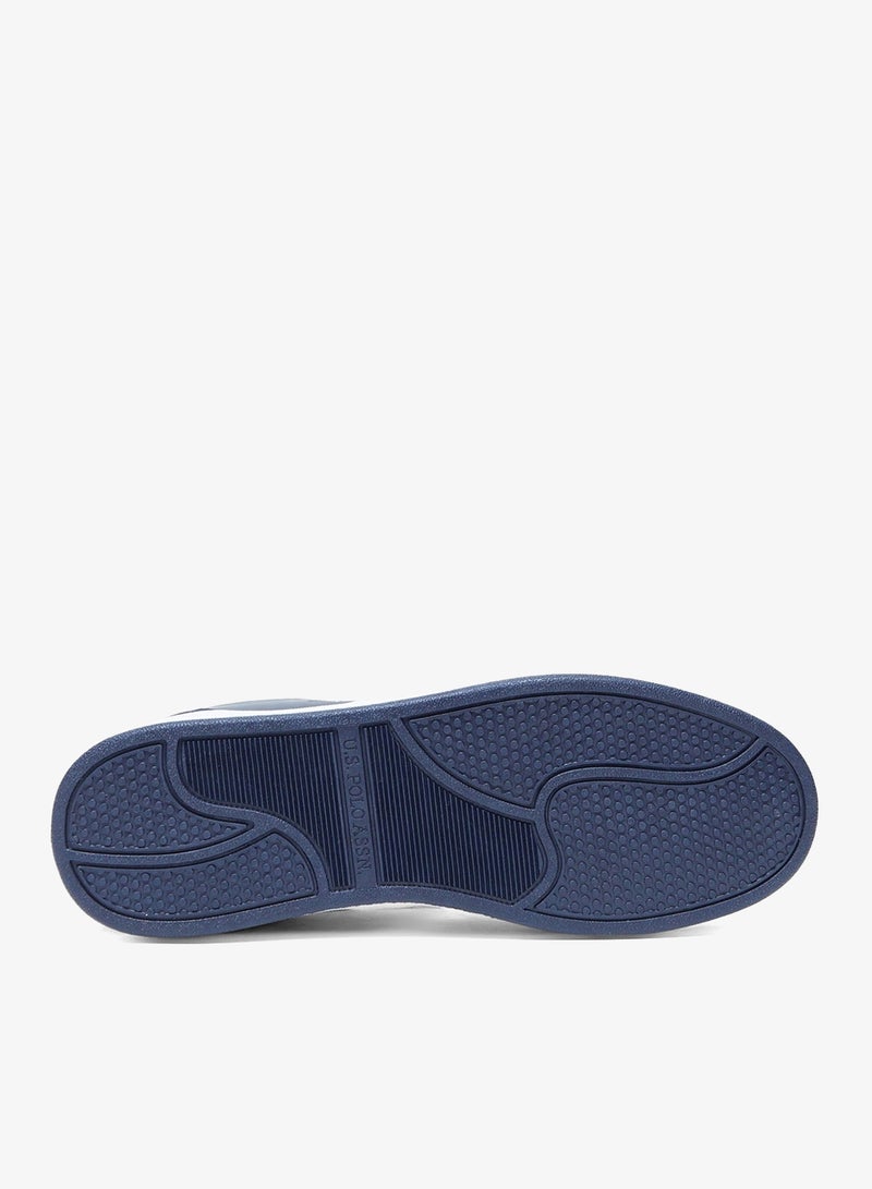 Men's Navy Low-Top Sneakers,Lightweight Shoes Casual for Classic Look