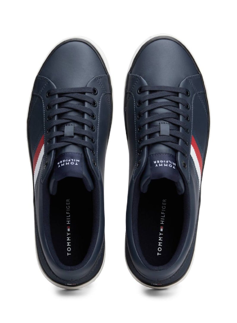 Leather Signature Tape Fine Cleat Sneakers