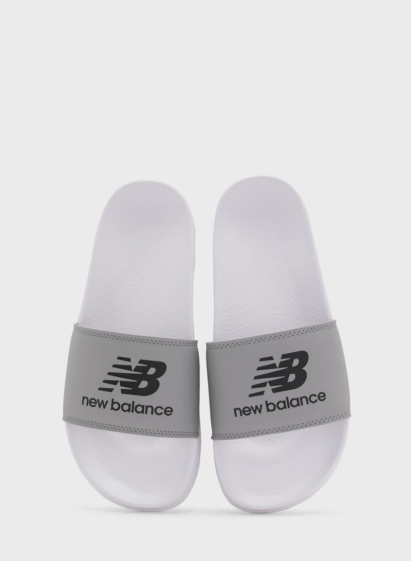 New Balance -WHITE/SLATE GREY