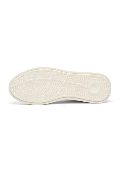 Men's White Low-Top Casual Sneakers – Trendy Design with Superior Comfort and Traction