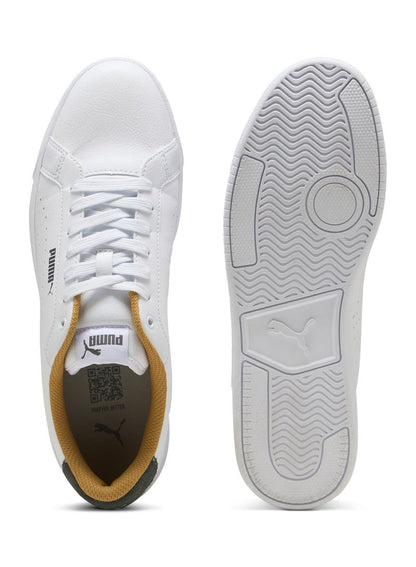 Grounded Perf Unisex White Sneakers