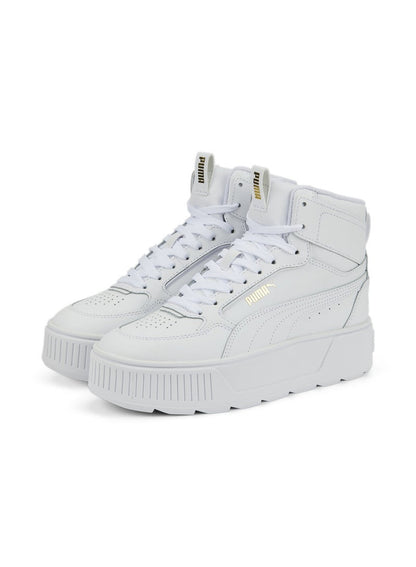 Karmen Rebelle Mid Womens White Sneakers