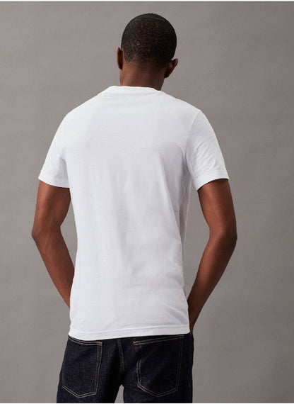 Men's Institutional Logo Slim Fit T-Shirt - Cotton, White