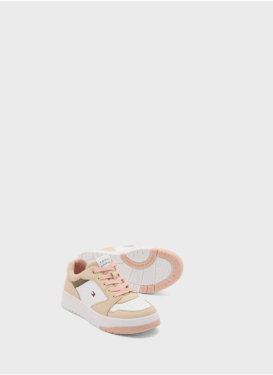 Youth Low Top Lace Up Sneakers