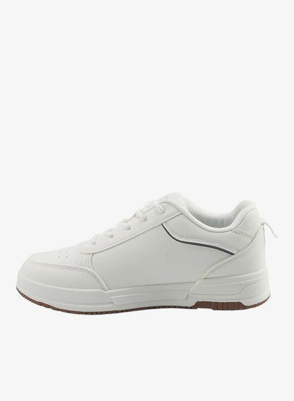Men's White Low-Top Sneakers - With Cloud-Like Comfort Shoes
