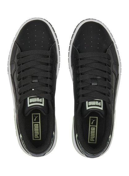 Cali Star Glitter Womens Black Sneakers