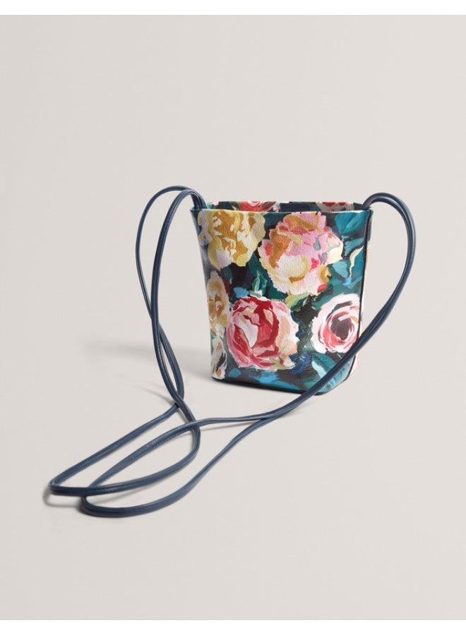 Thin Strap Mini Printed Floral Bag