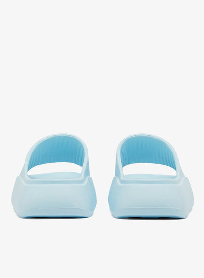 Women's Light Blue Slides - High-Quality Sole Lightweight Shoes & Trendy Design