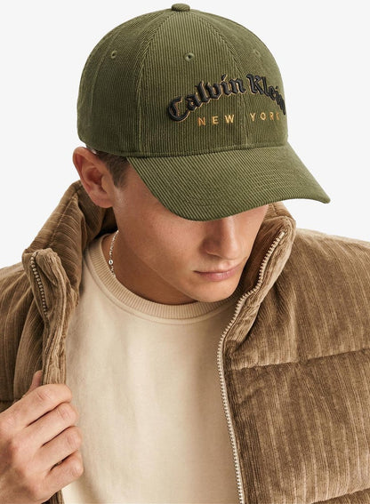 Graphic Curve Peak Cap