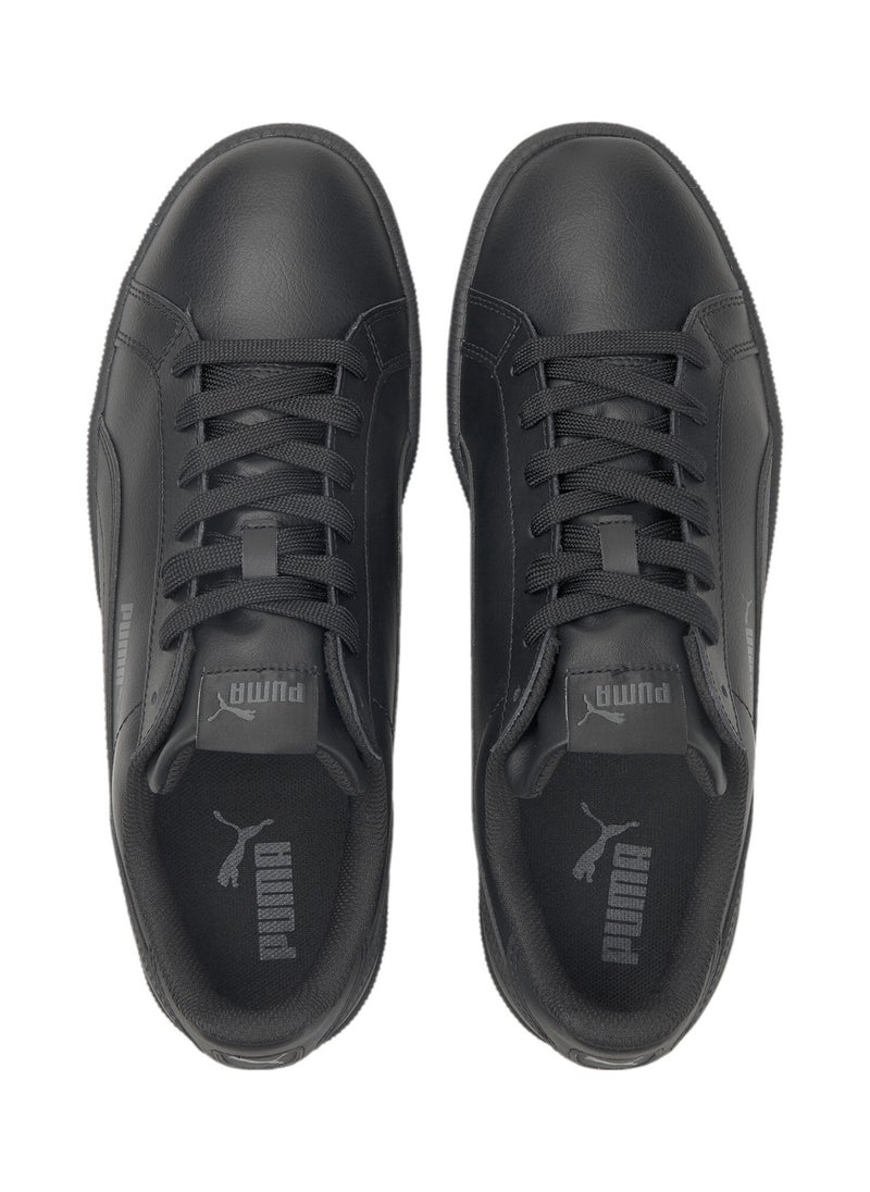 Smash Leather Unisex Black Casual Sneakers