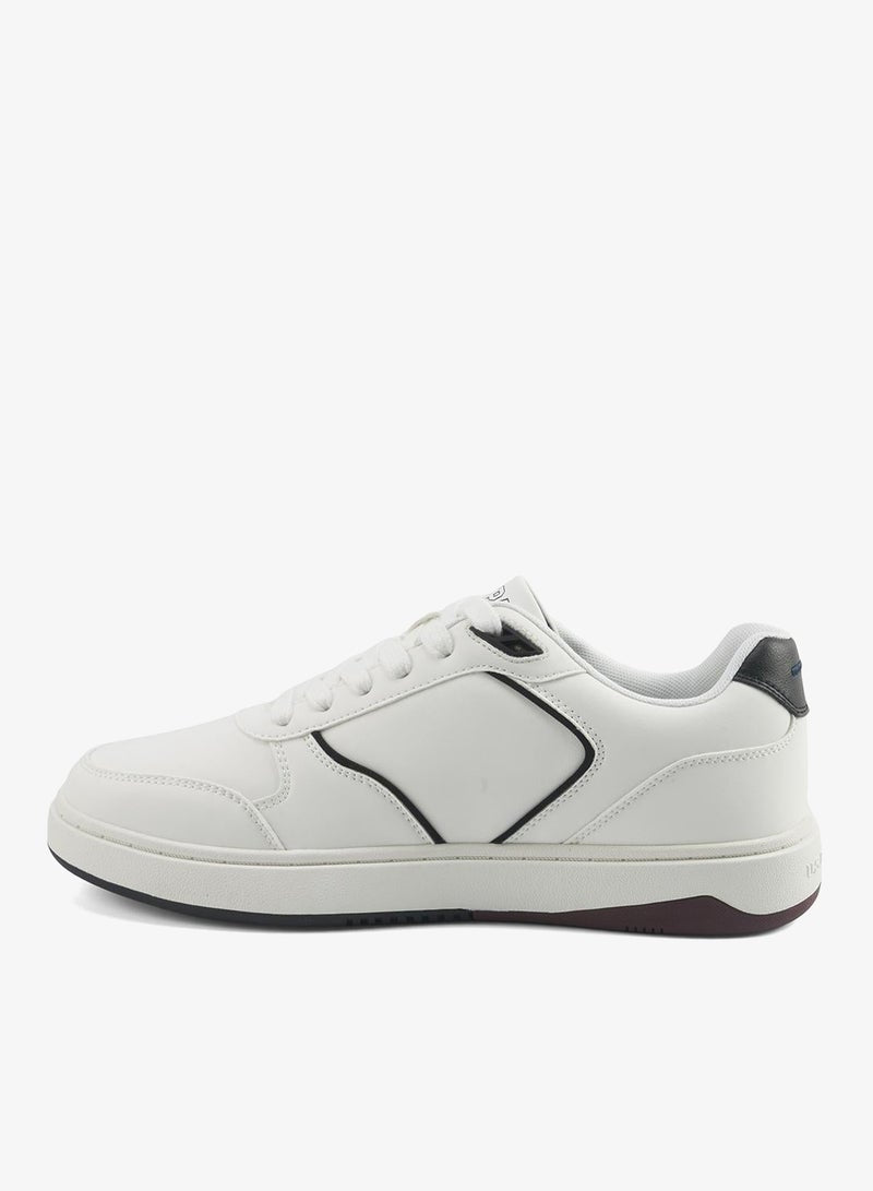 Men's White Low-Top Sneakers - With Cloud-Like Comfort Shoes