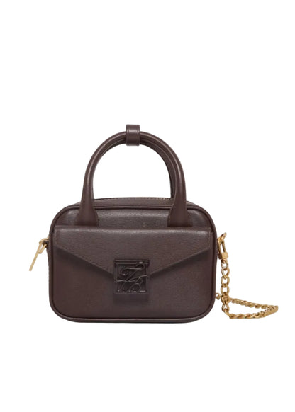 TB DETAIL MINI LEATHER CROSSBODY