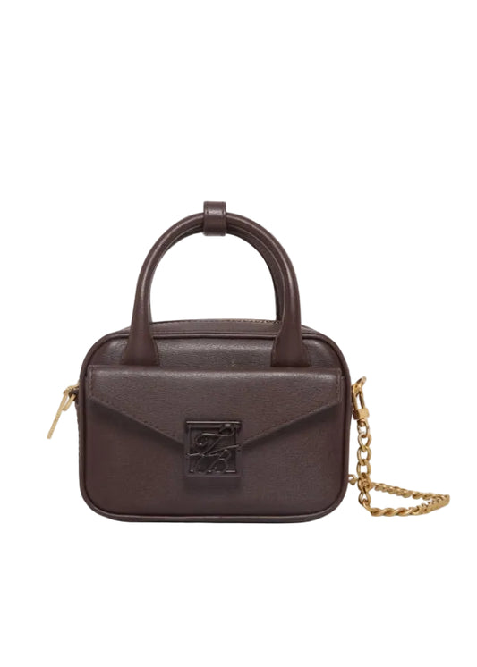 TB DETAIL MINI LEATHER CROSSBODY