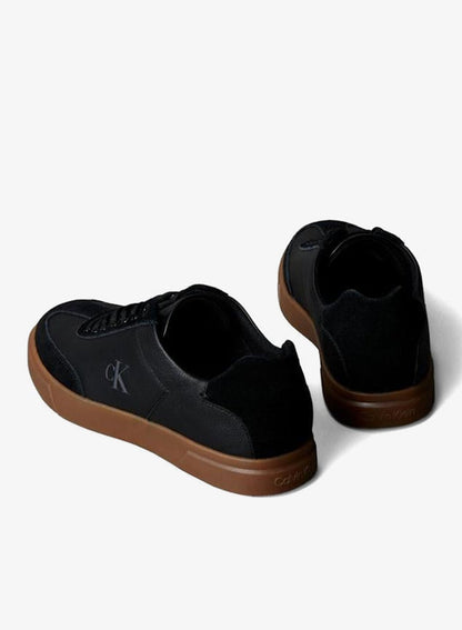 Leather Signature Logo Trainers