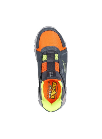 Skechers HYPNO-FLASH 2.0 Kids' Grey Slip-On Shoes