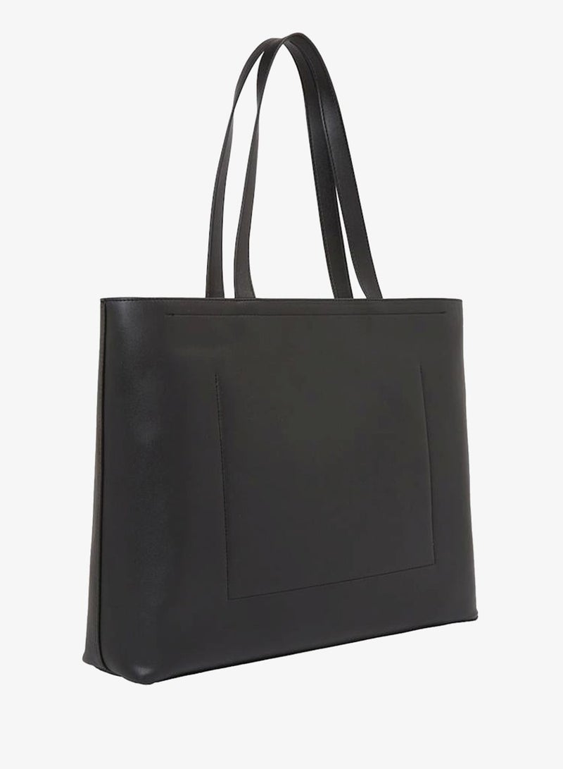Monogram Embossed Tote Bag