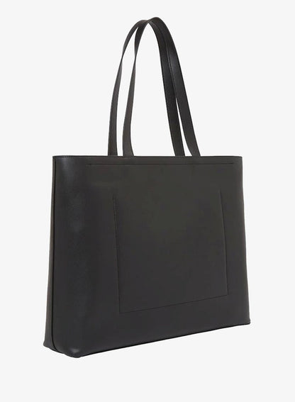 Monogram Embossed Tote Bag