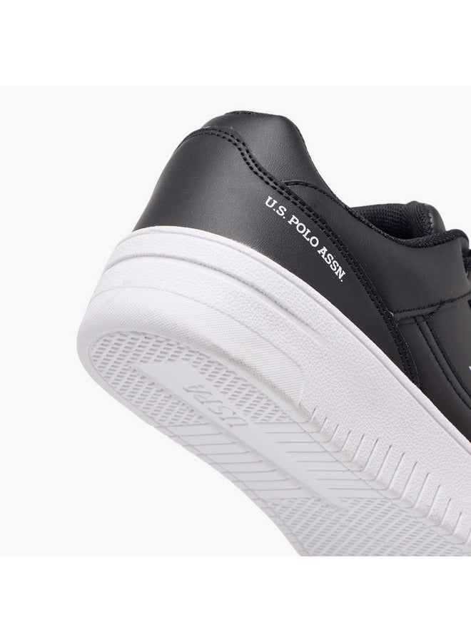 Women's Logo Detail Sneakers with Lace-Up Closure