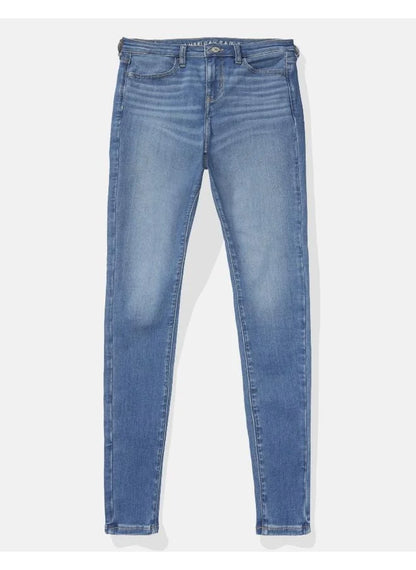 High Waist Distressed Jeggings