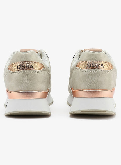 Women's Beige Lightweight Shoes Sneakers - Comfortable Casual for Everyday Wear